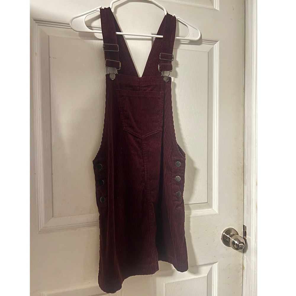 corduroy overall dress